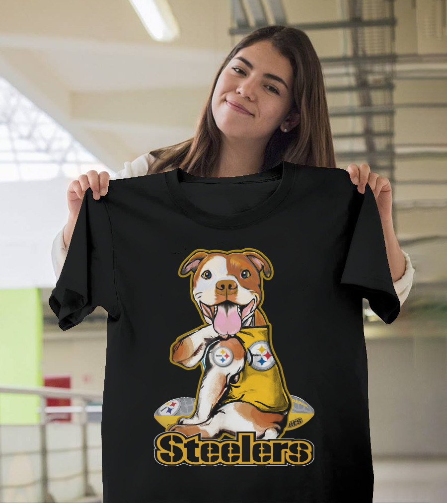 Steelers Pittbull Football Fan Appreciation T-Shirt