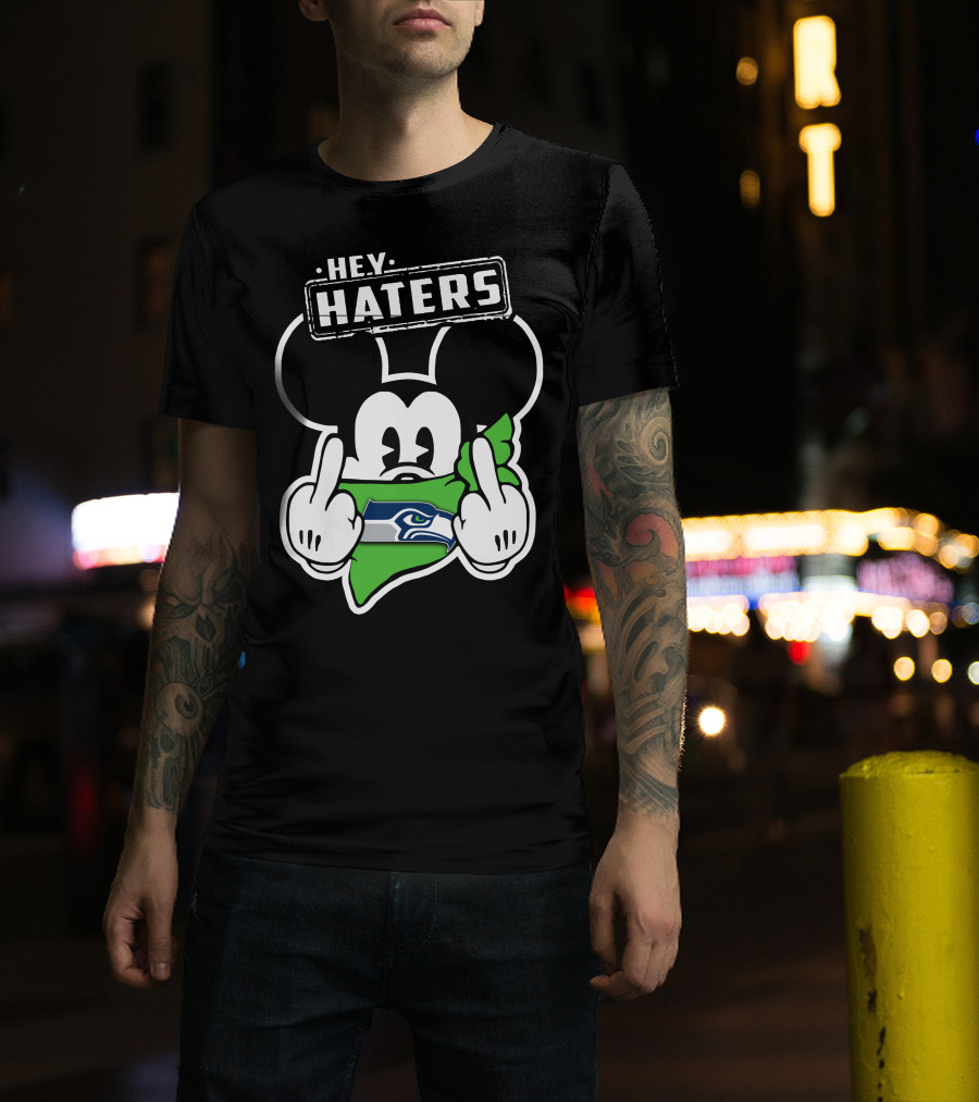 HEY HATERS Mick V2 Seattle Seahawks T-Shirt