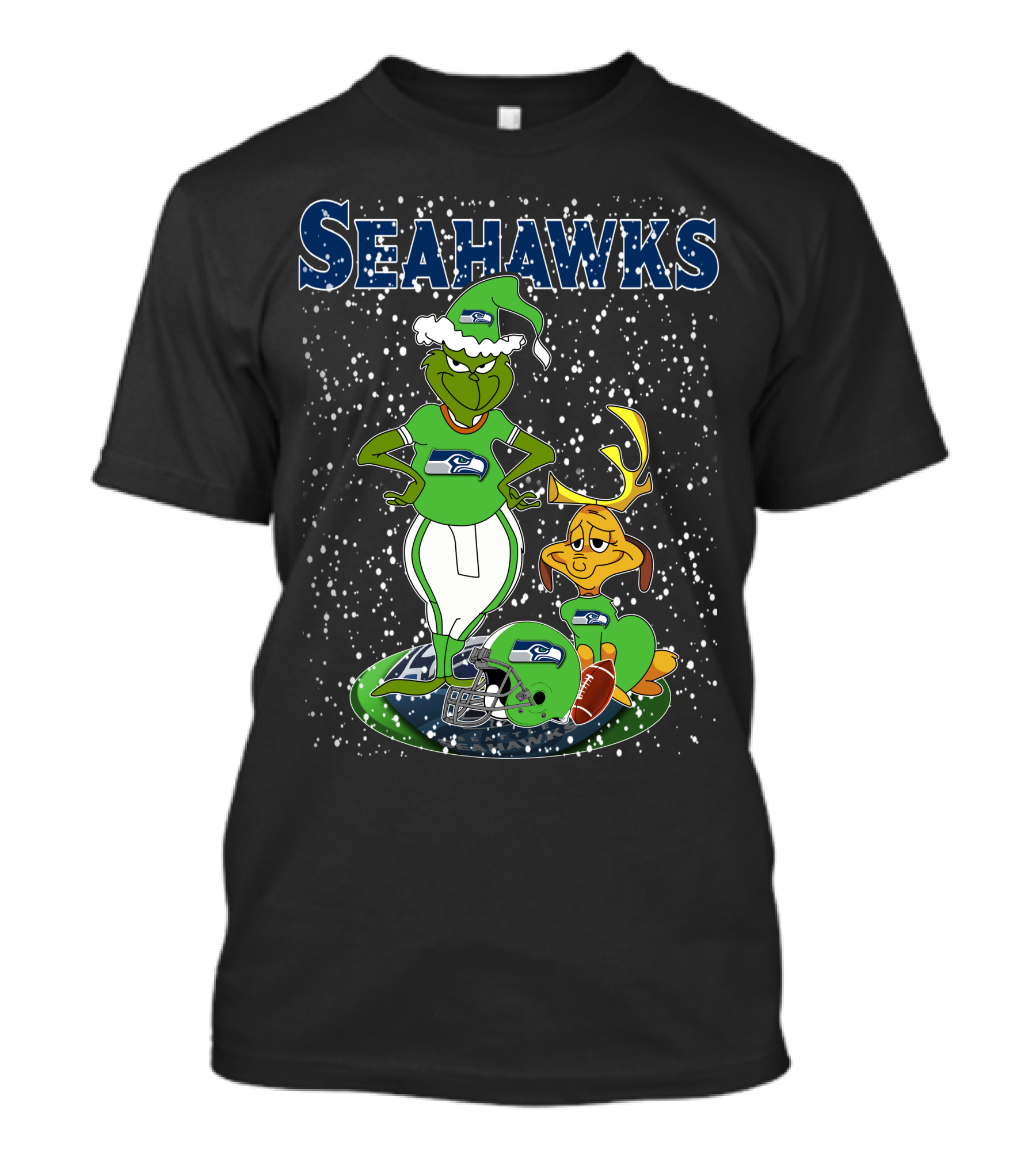Seahawks Grinchxmas Seattle Seahawks T-Shirt