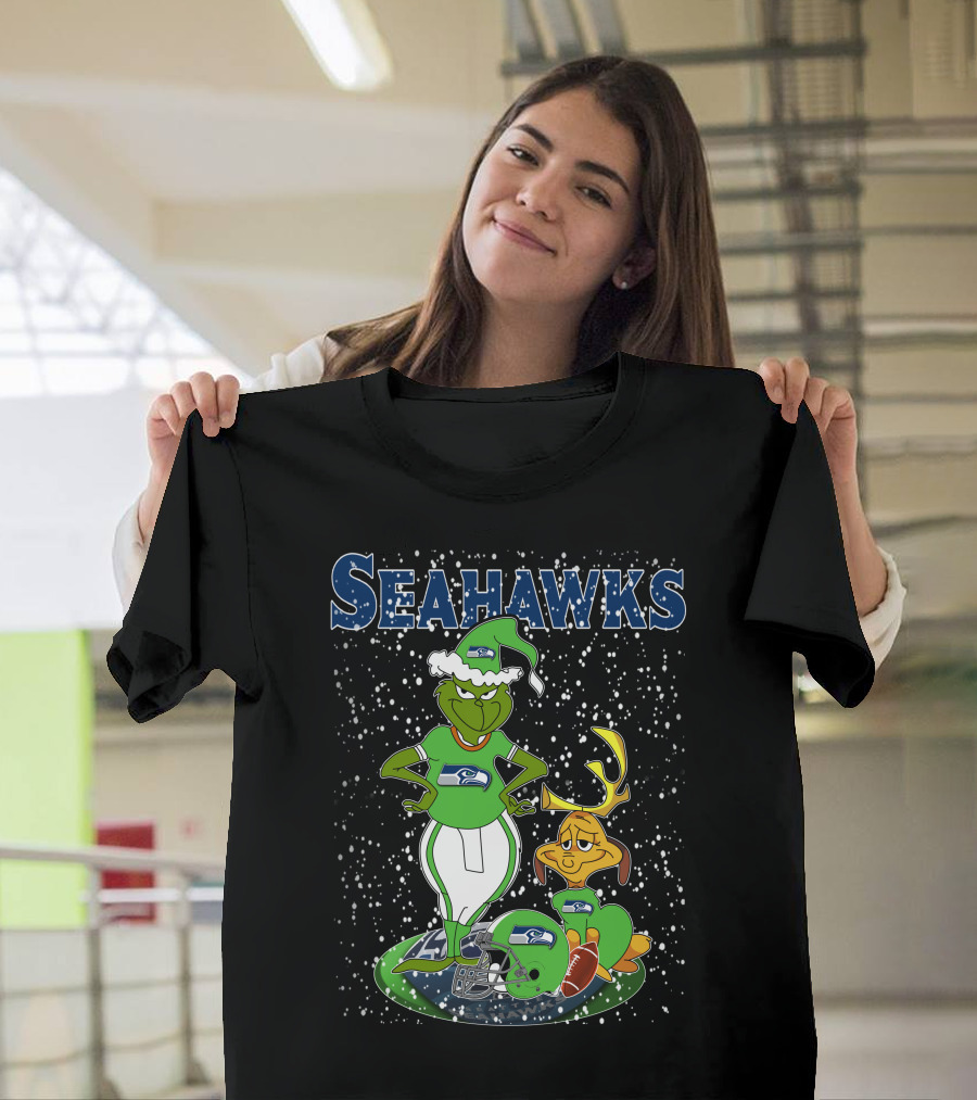 Seahawks Grinchxmas Seattle Seahawks T-Shirt