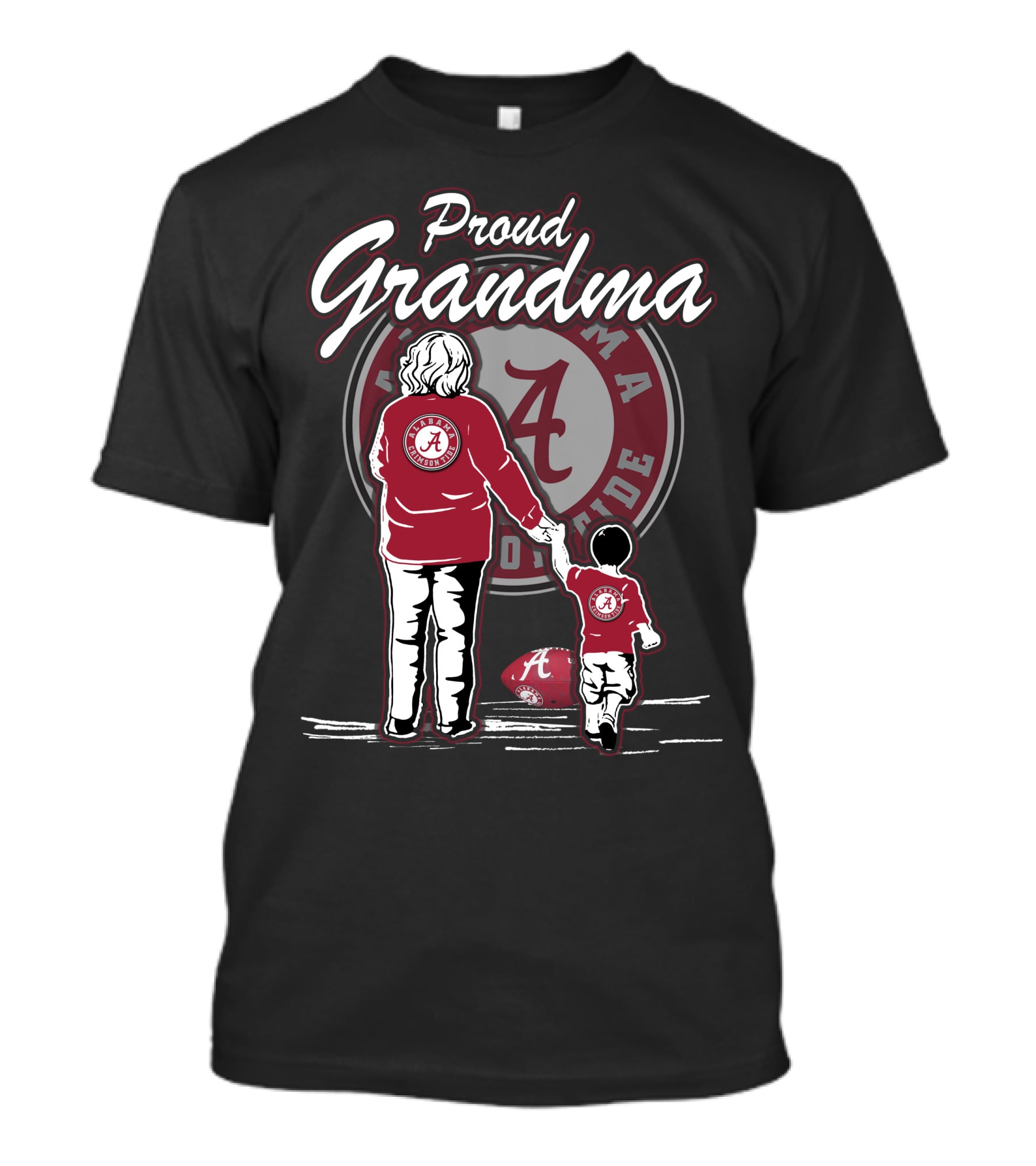 Proud Grandma Alabama Crimson Tide Football Family T-Shirt