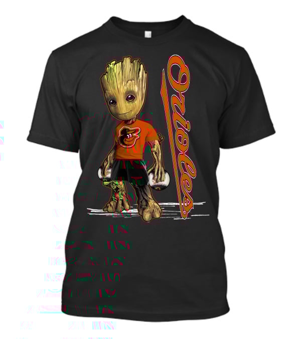 Groot Orioles Baltimore Baseball Team T-Shirt