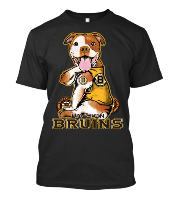 Boston Bruins Pittbull Hockey Fan T-Shirt