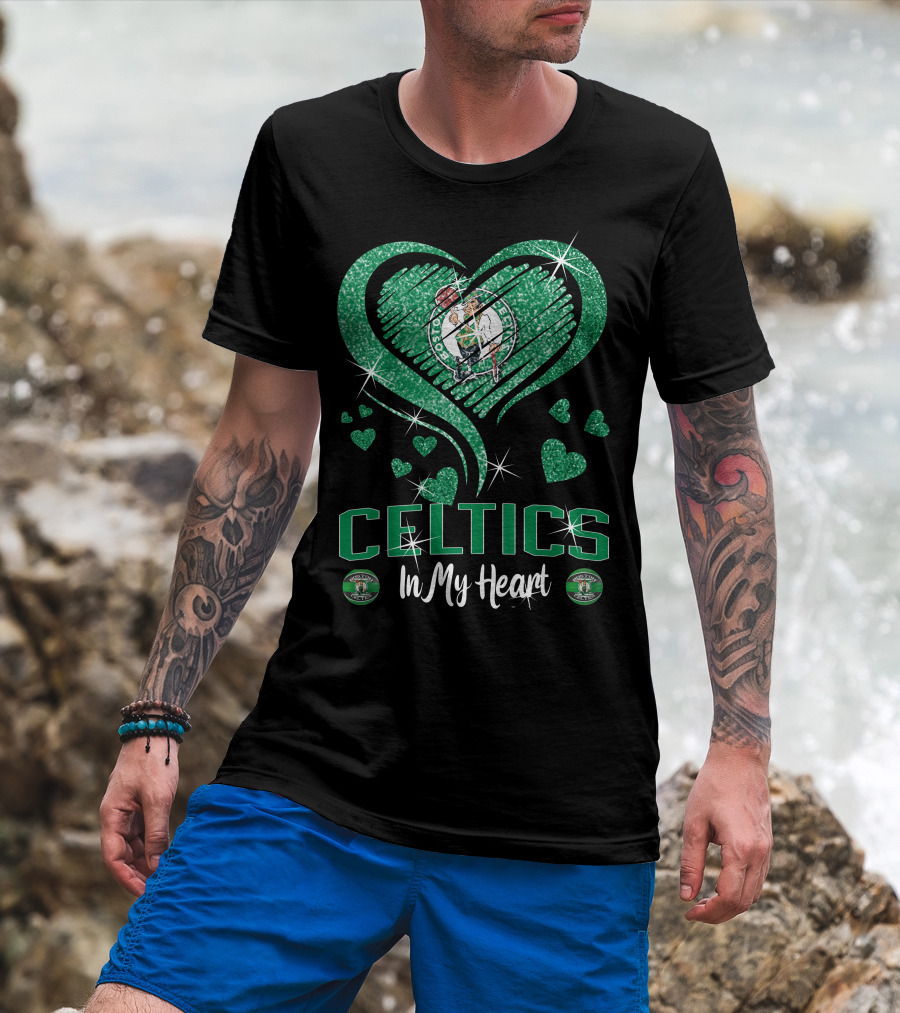 Celtics Boston In My Heart T-Shirt