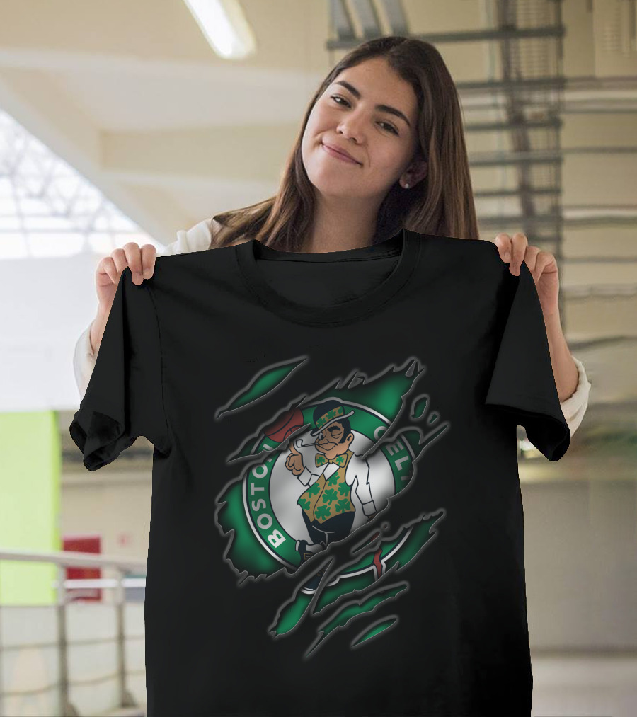 Boston Celtics Torn T-Shirt