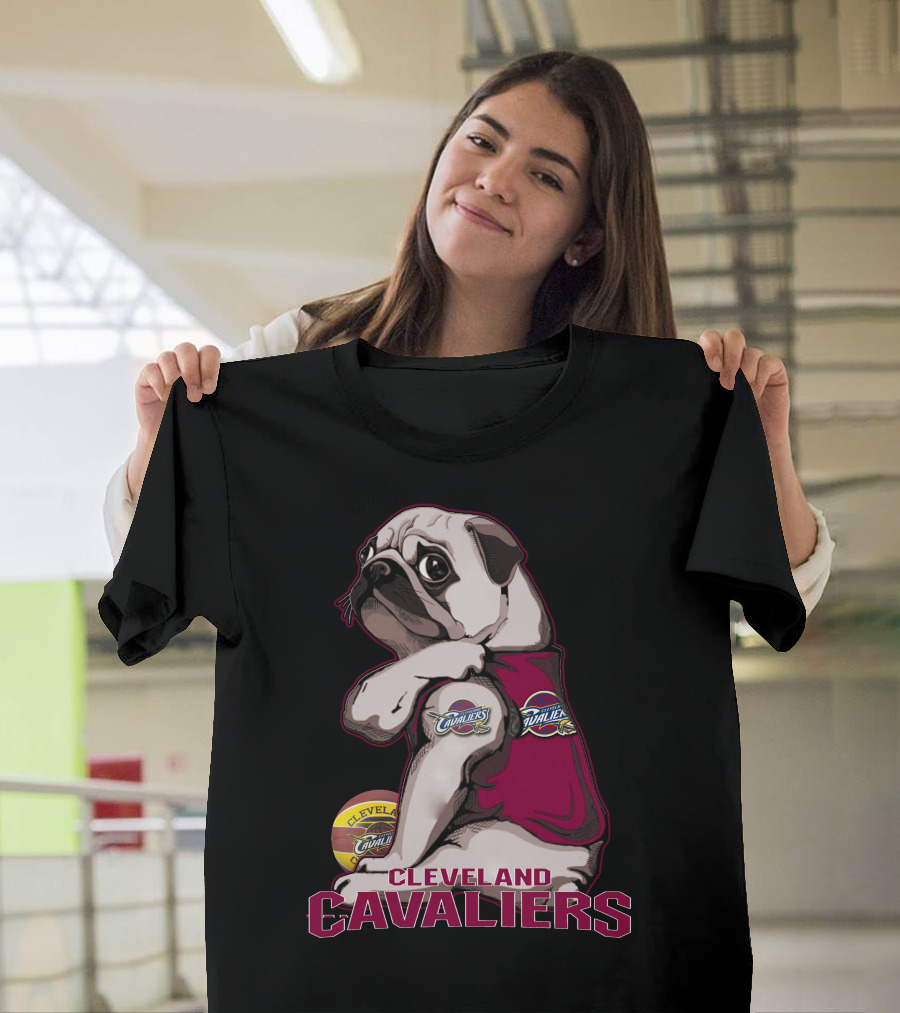 Cleveland Cavaliers Pug Basketball Team T-Shirt