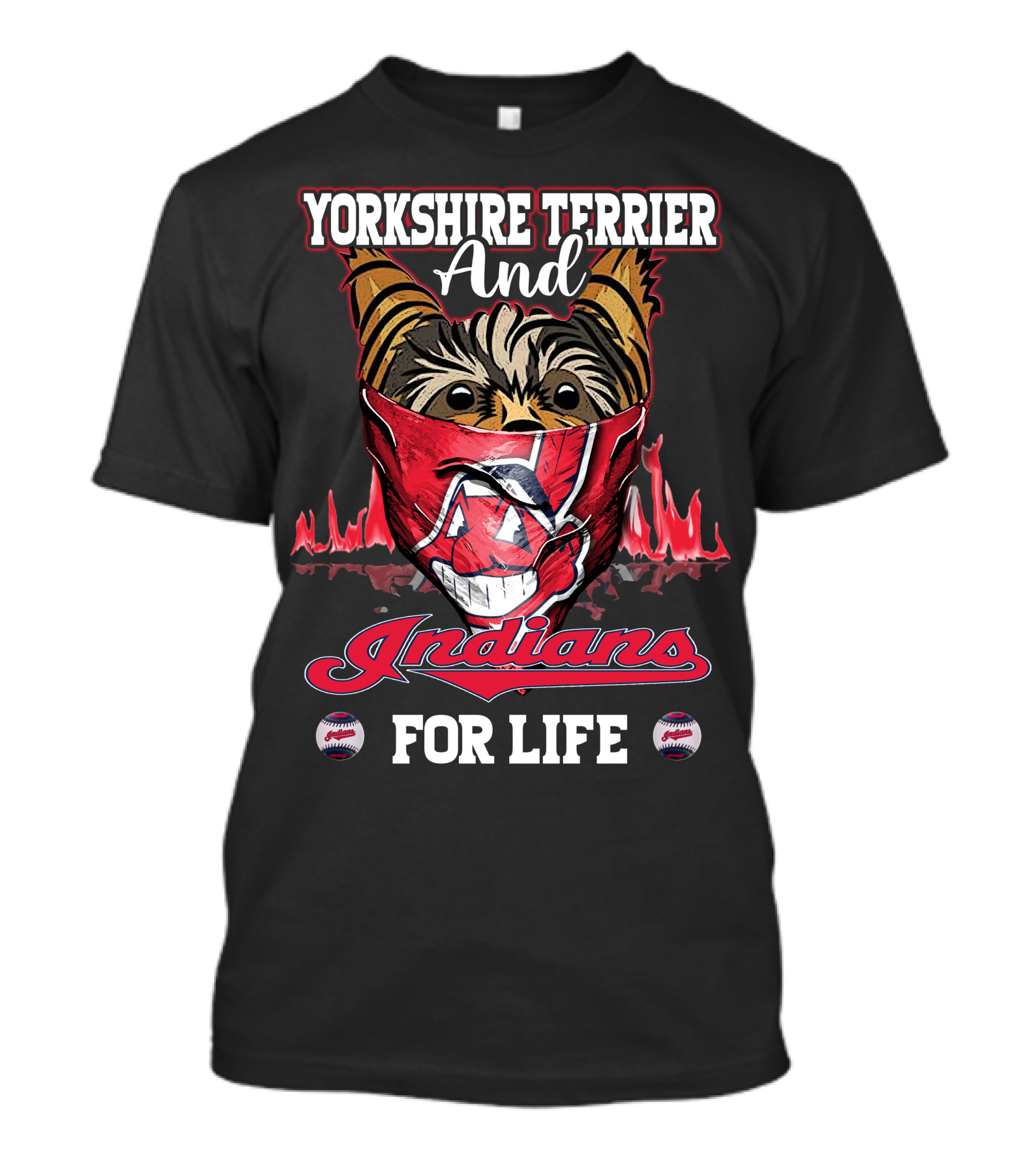 Yorkshire Terrier And Indians For Life T-Shirt