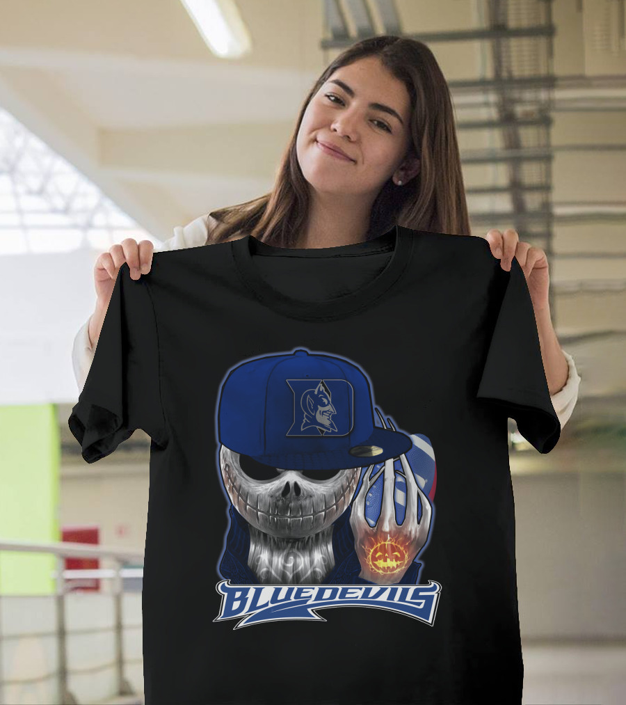 Blue Devils Jackskull Basketball Icon with Duke T-Shirt
