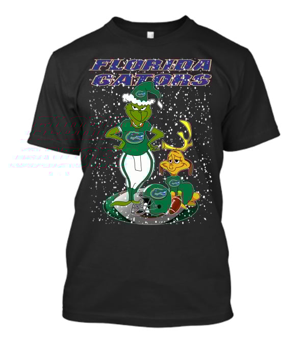 Florida Gators Grinchxmas Football Snow Scene T-Shirt