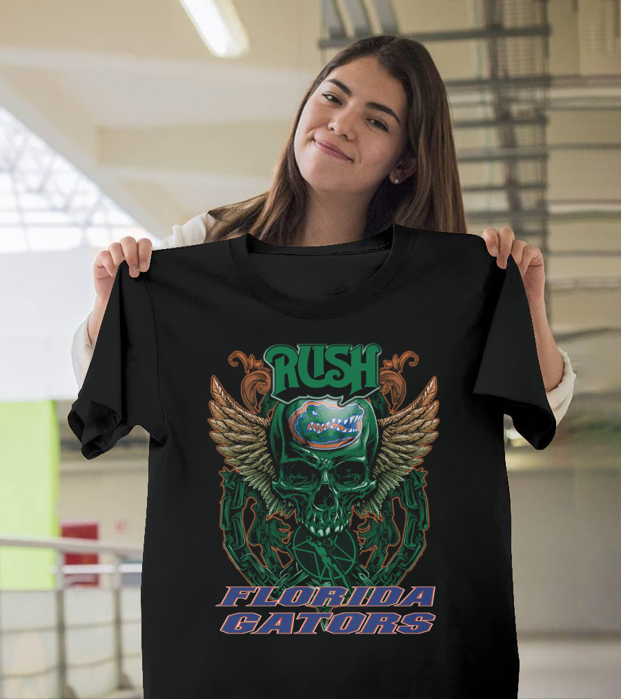 Rush Florida Gators Skull Wings T-Shirt