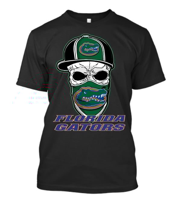 Florida Gators Skull Mask Hat T-Shirt