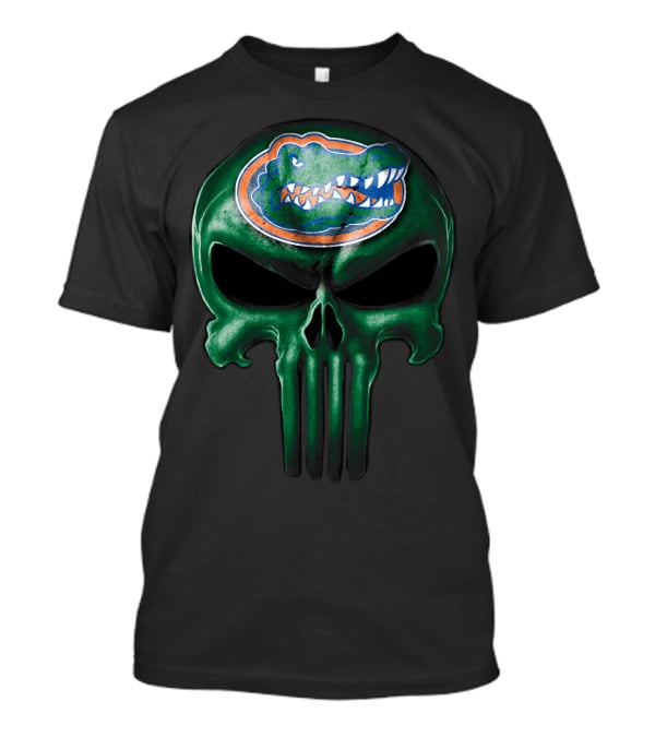 Florida Gators Skull Logo Hybrid T-Shirt