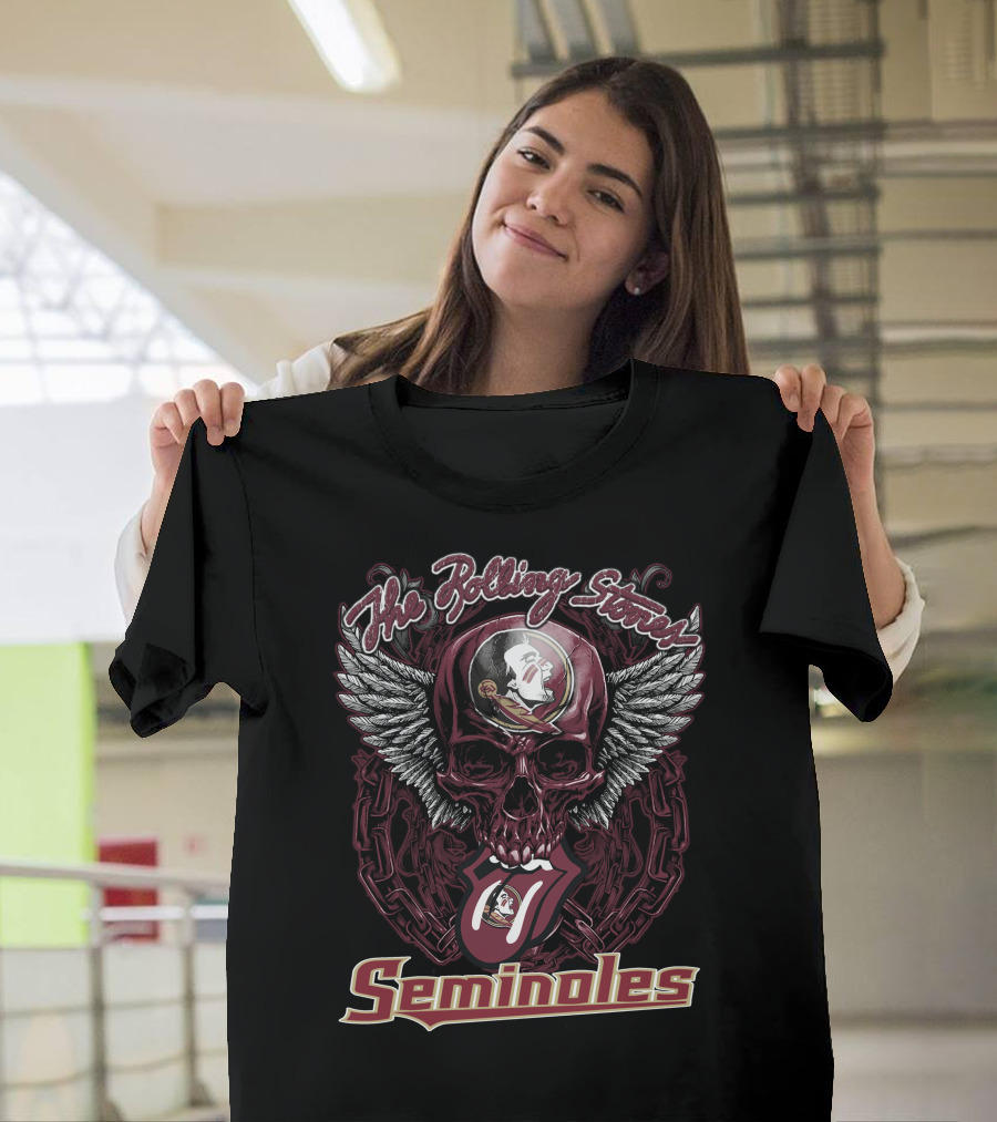 The Rolling Stones Florida State Seminoles Skull Wings T-Shirt