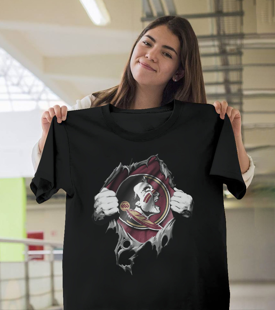 Ripped Hands Florida State Seminoles Mascot T-Shirt
