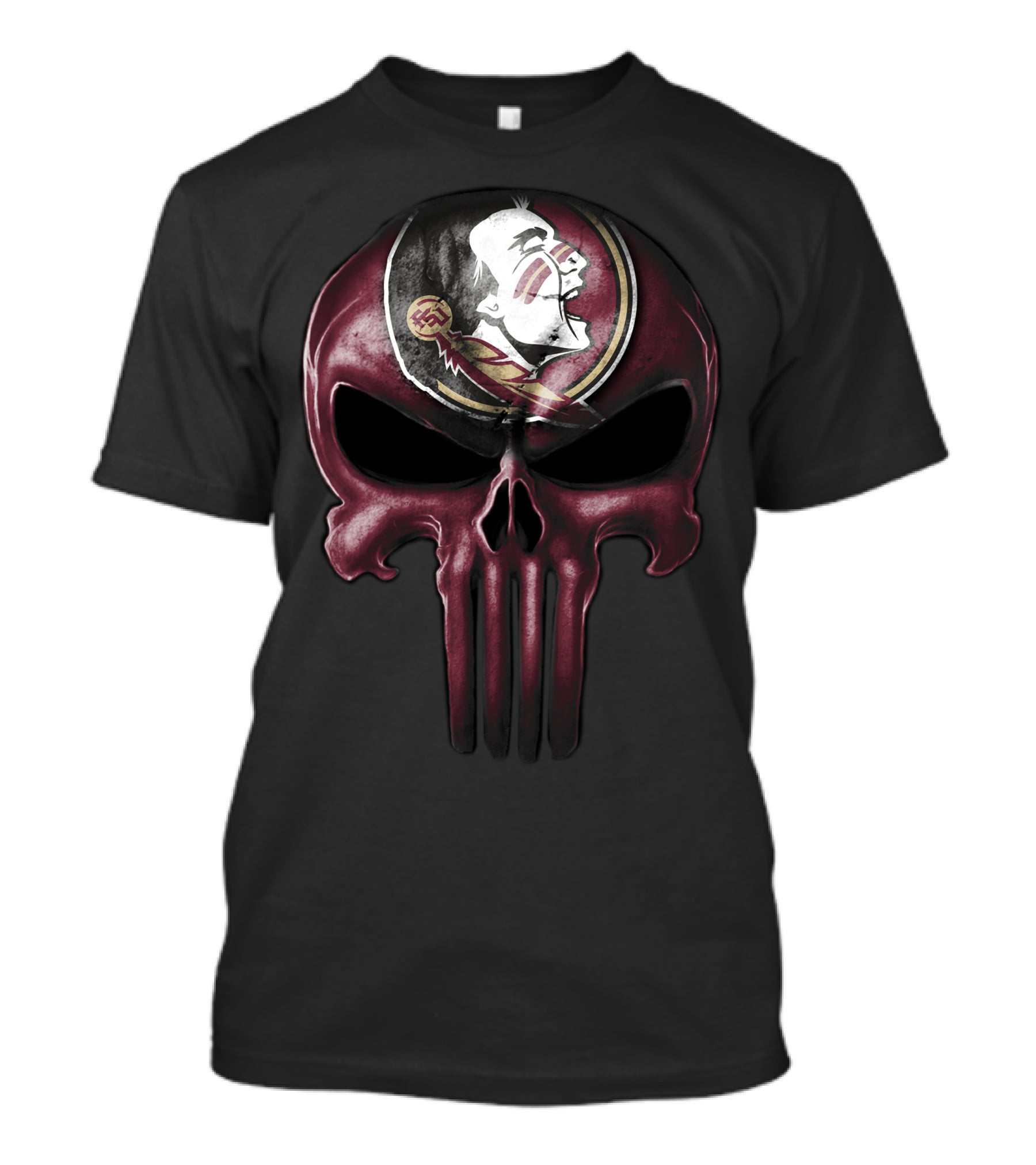 Skull Florida State Seminoles T-Shirt