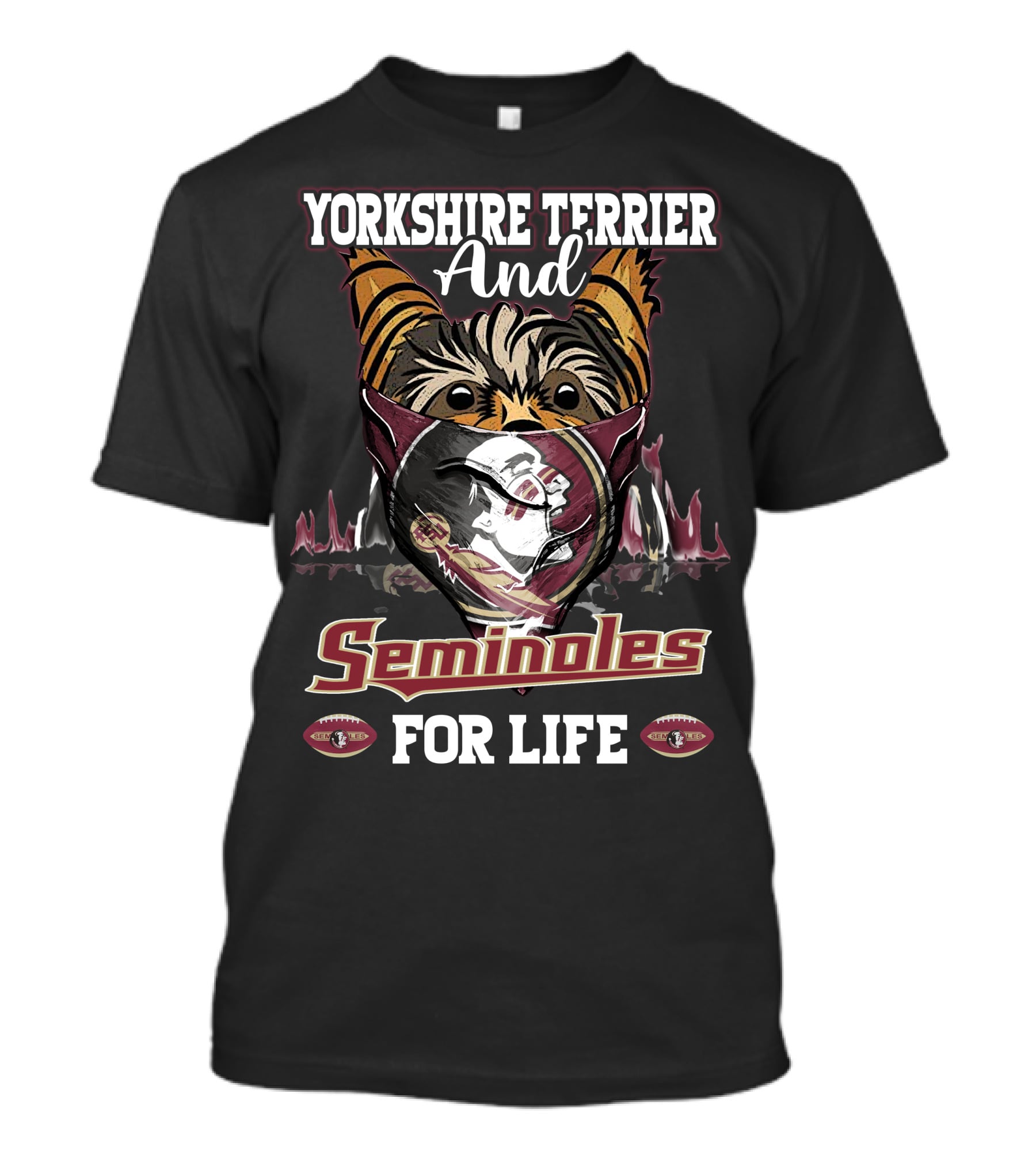 Yorkshire Terrier And Seminoles For Life T-Shirt