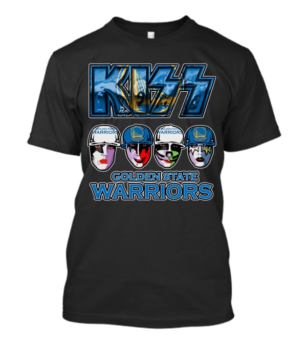 Kiss Golden State Warriors Tribute Faces T-Shirt