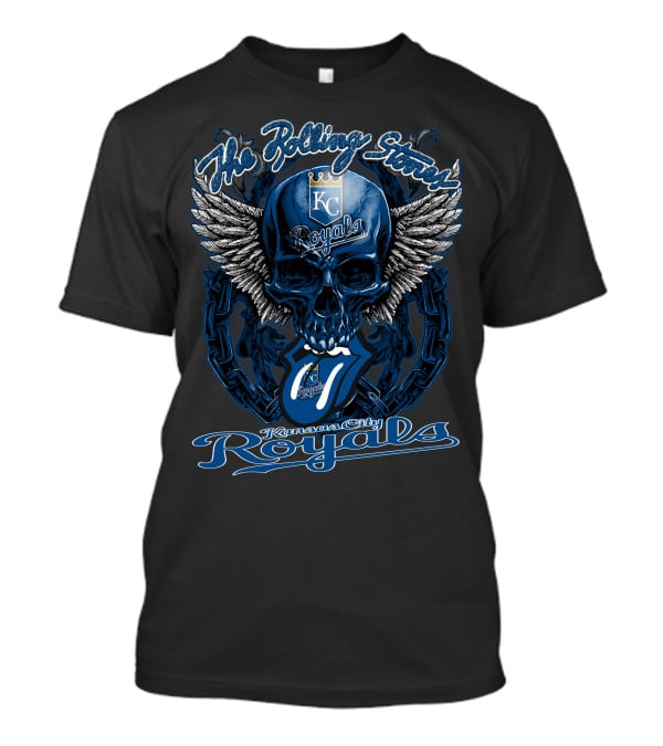 The Rolling Stones Kc Royals Skull Wings T-Shirt