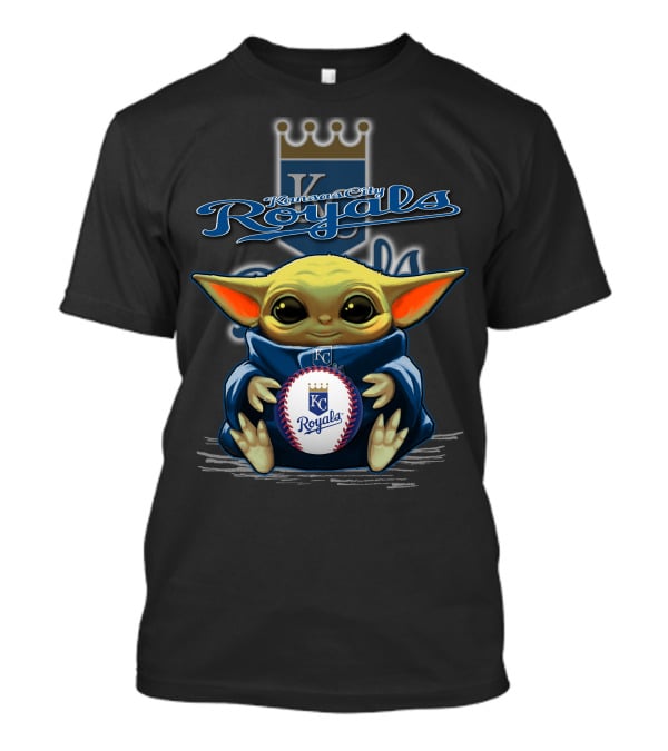 Kansas City Royals Yoda Baseball Fan T-Shirt