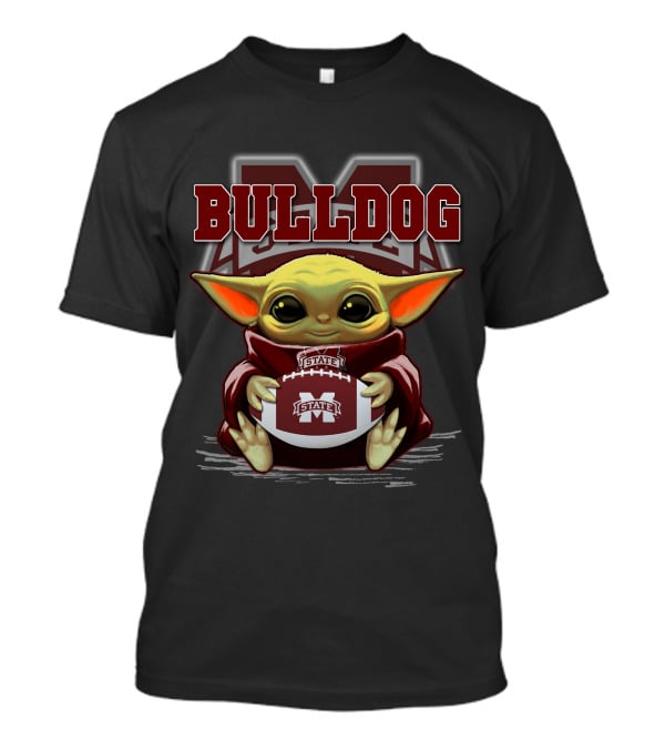 Yoda Mississippi State Bulldog Football Fan T-Shirt
