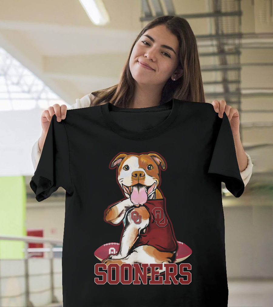 Pittbull OU Sooners Football Mascot T-Shirt