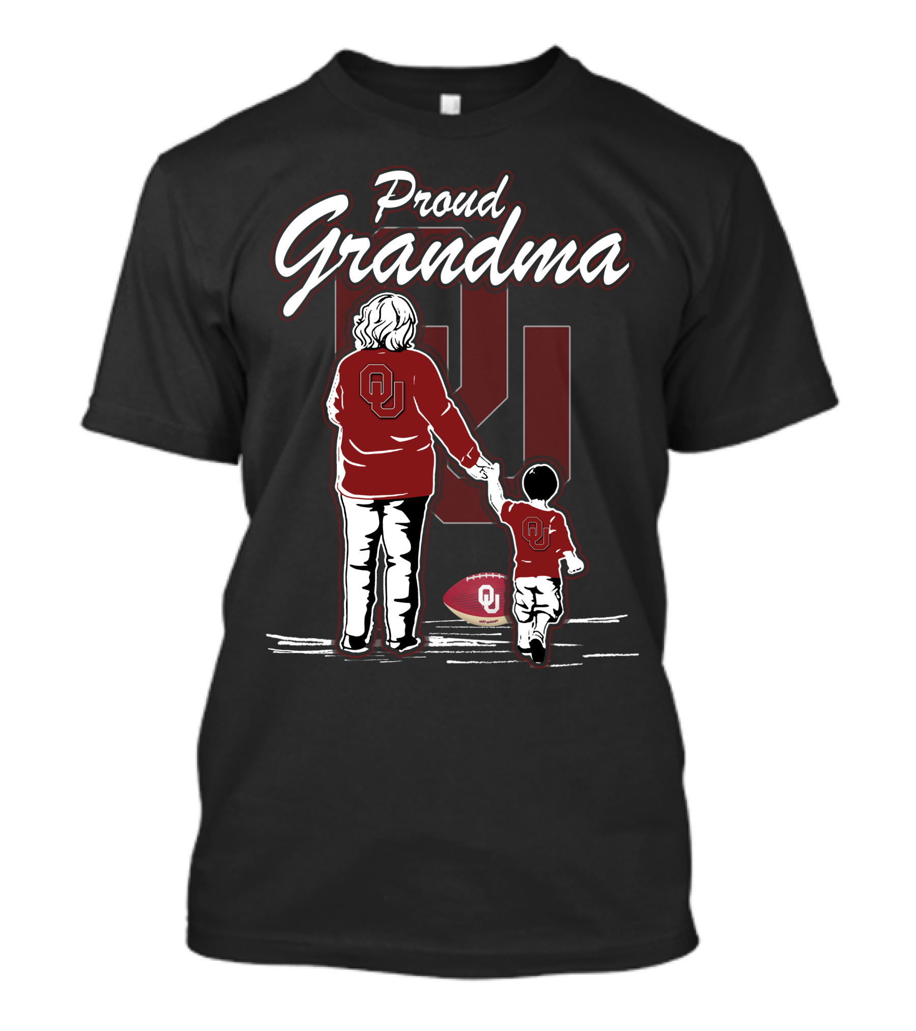 Proud Grandma Oklahoma Sooners OU Football Family T-Shirt