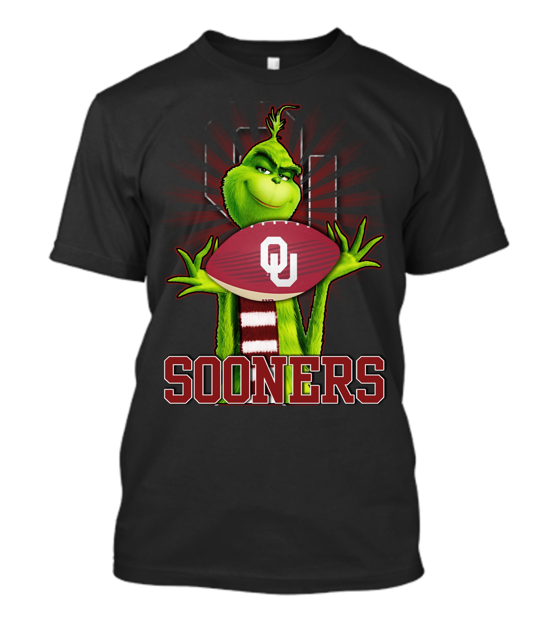 Grinch OU Sooners Football T-Shirt
