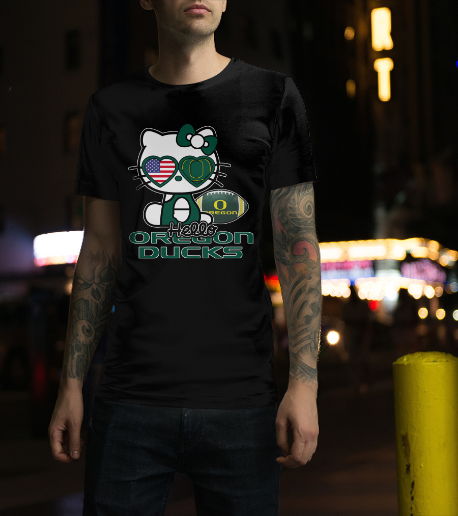 Hello Oregon Ducks T-Shirt