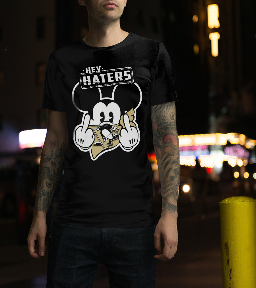 Hey Haters Mick Pittsburgh Penguins T-Shirt