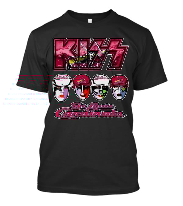 KISS Cardinals St. Louis Facepaint T-Shirt