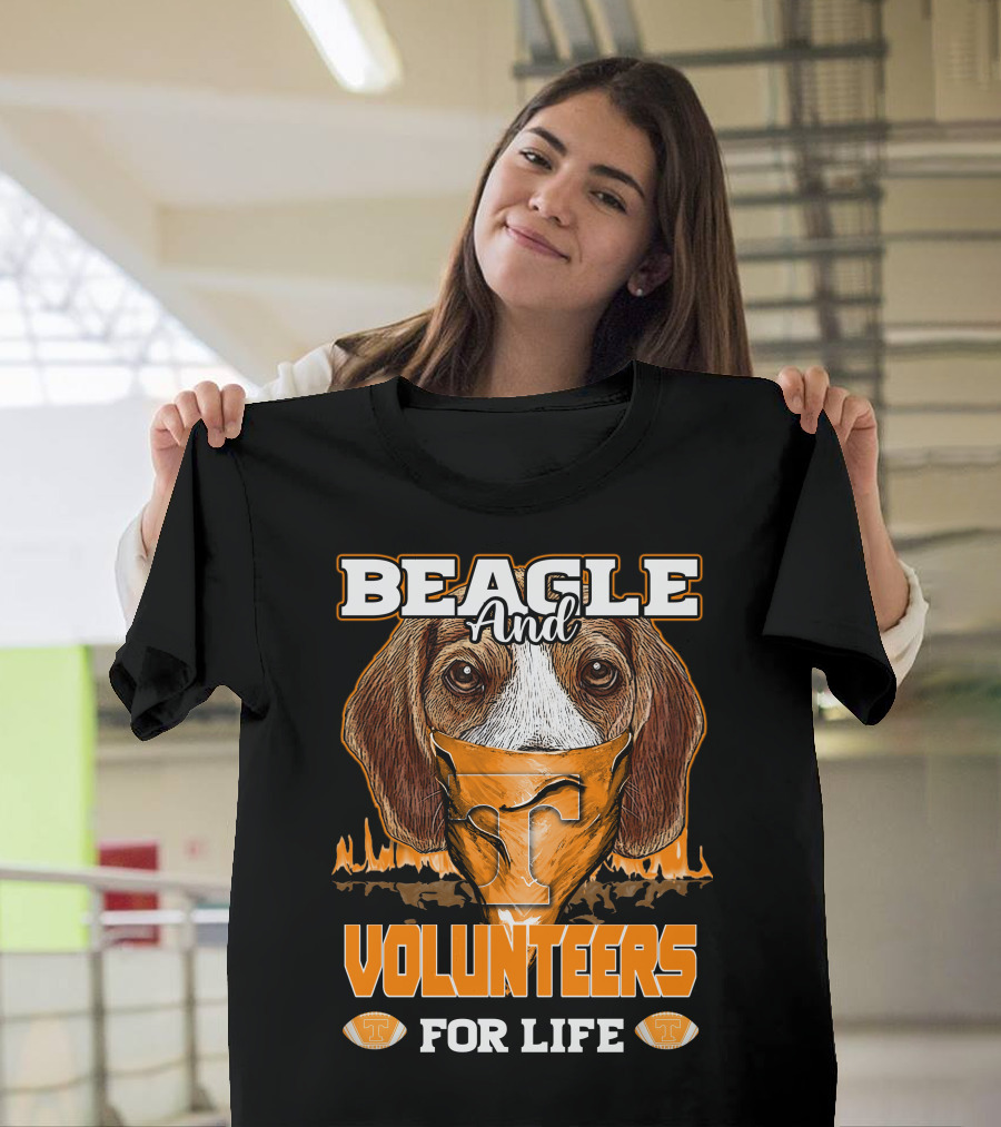 Beagle And Volunteers For Life Tennessee Volunteers T-Shirt
