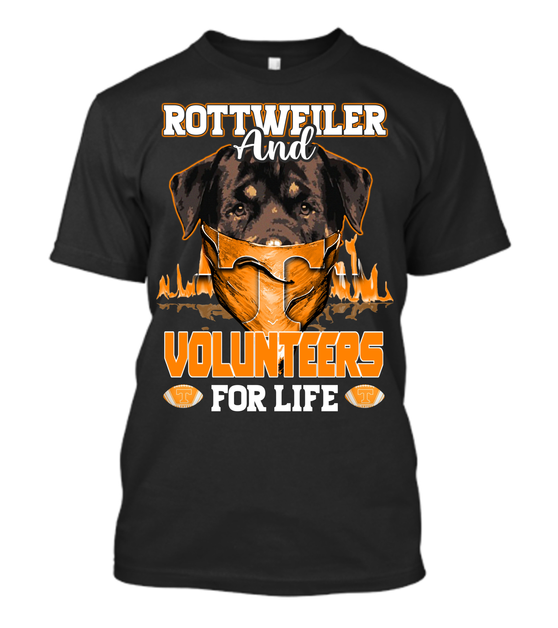 Rottweiler And Volunteers For Life Tennessee T-Shirt