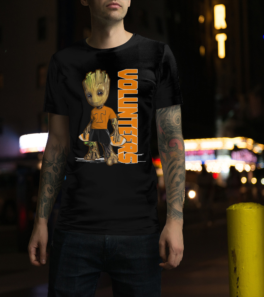 Groot Tennessee Volunteers Football Fan T-Shirt