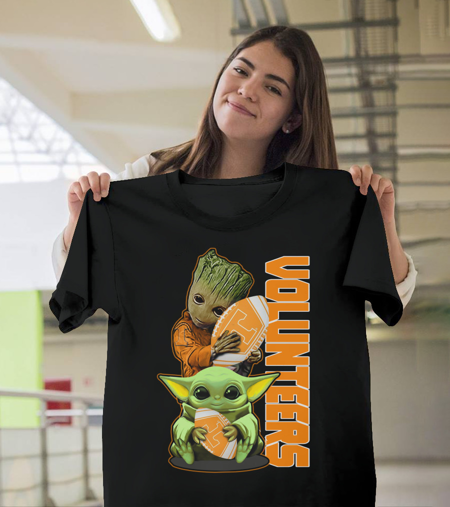 Grzd Volunteers Football Baby Alien Tree Character T-Shirt