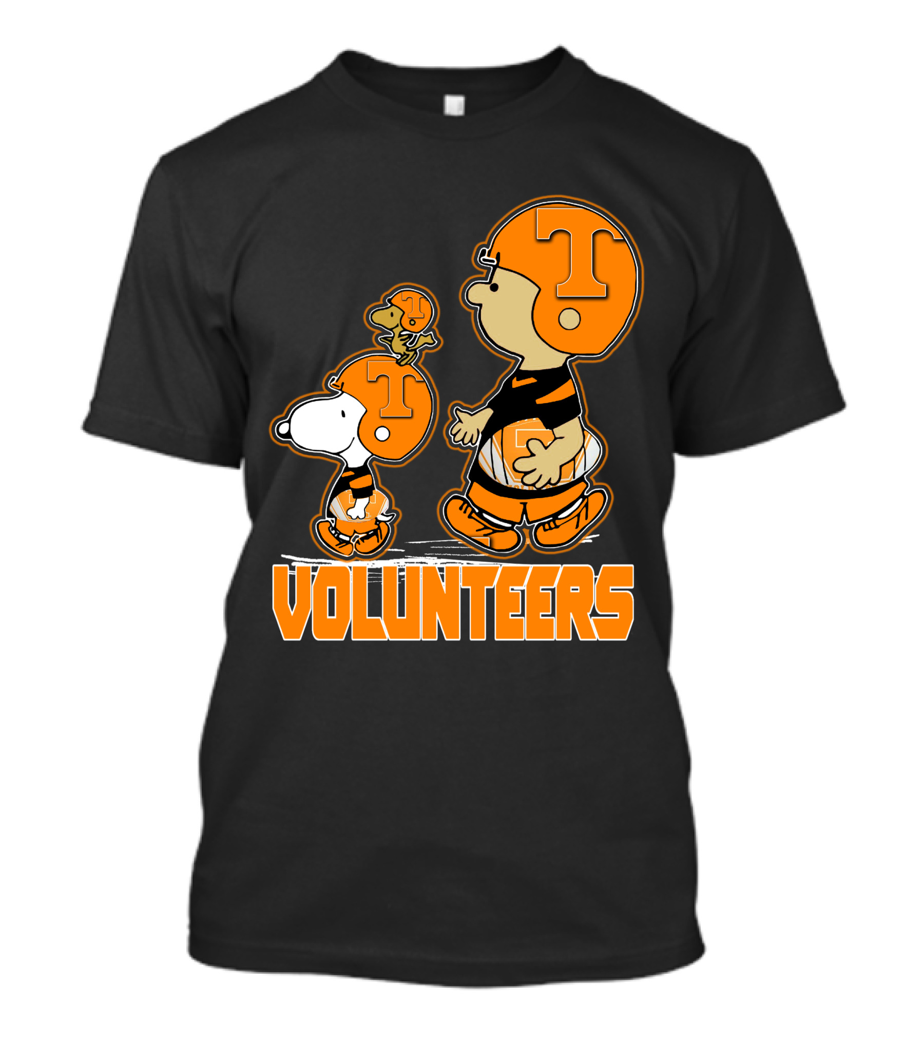 Snpfootball Tennessee Volunteers Peanuts Characters With Helmets T-Shirt