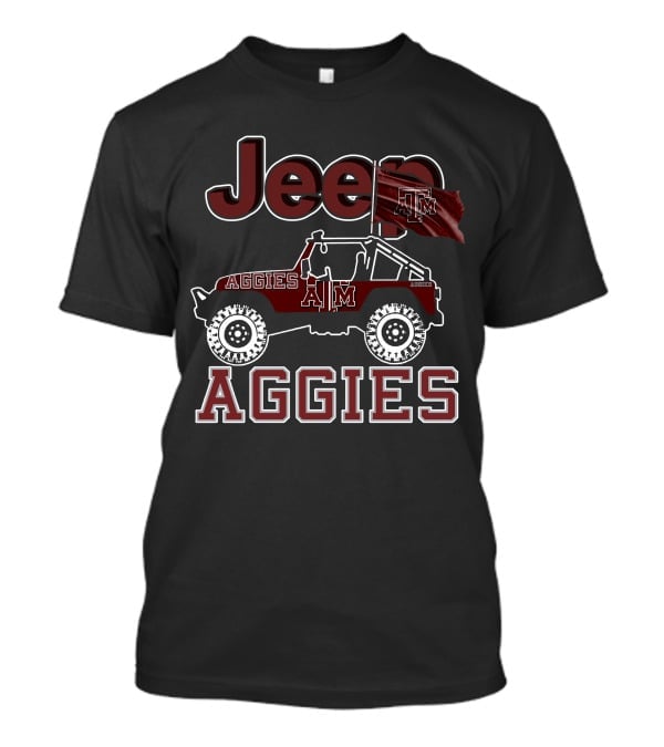 Jeep Texas A&M Aggies Off-Road Pride With Flag T-Shirt