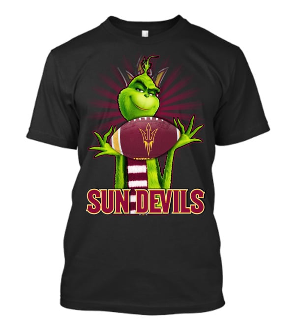 Grinch Arizona State Sun Devils Football T-Shirt