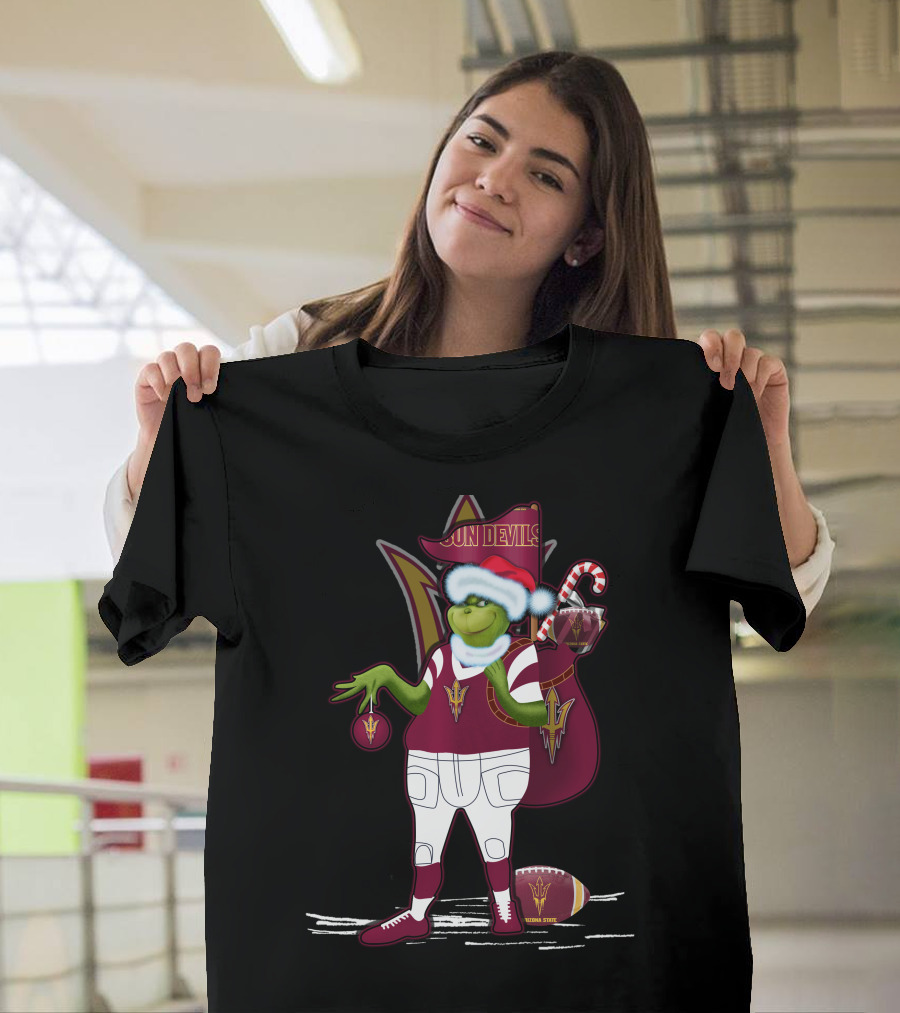 Grinchxmas Sun Devils Arizona State University Christmas T-Shirt