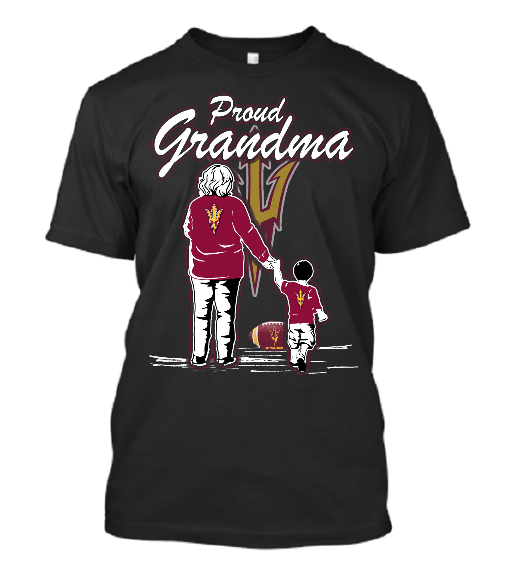 Proud Grandma Sun Devils Arizona State Football Fan T-Shirt