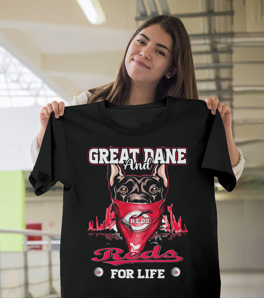 Great Dane And Reds For Life T-Shirt