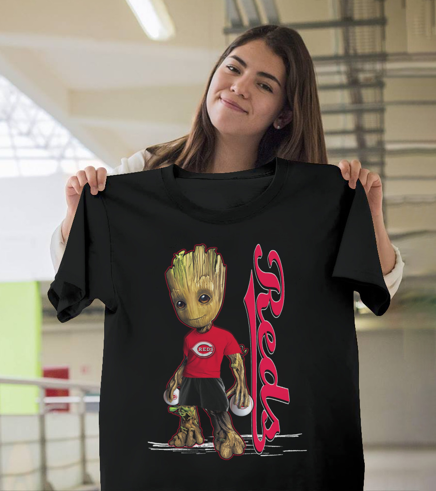 Groot Reds Cincinnati Baseball Fans T-Shirt