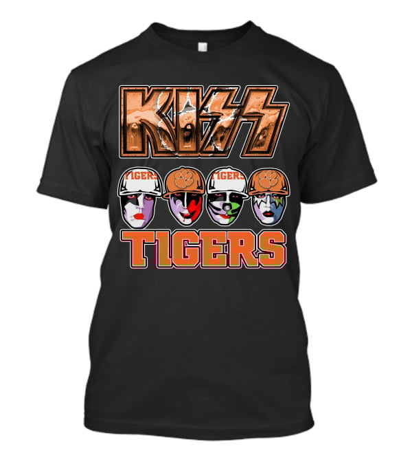 KISS Clemson Tigers Face Paint Iconic T-Shirt