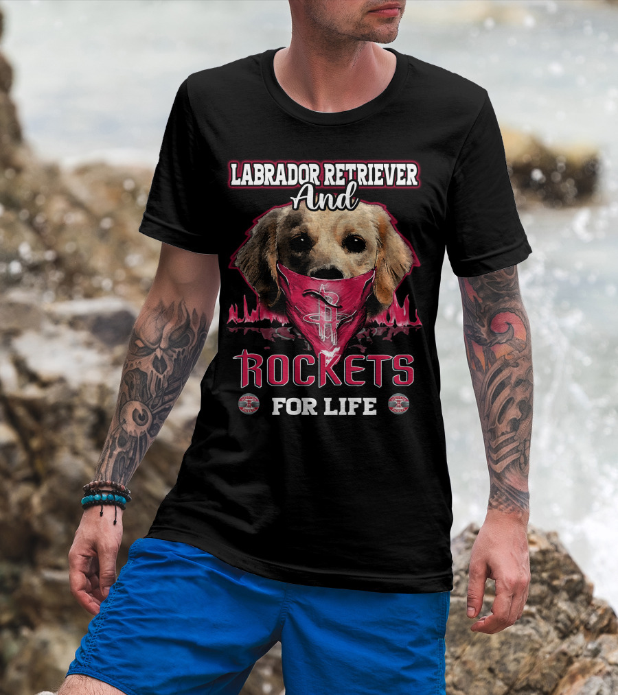 Labrador Retriever And Rockets For Life T-Shirt