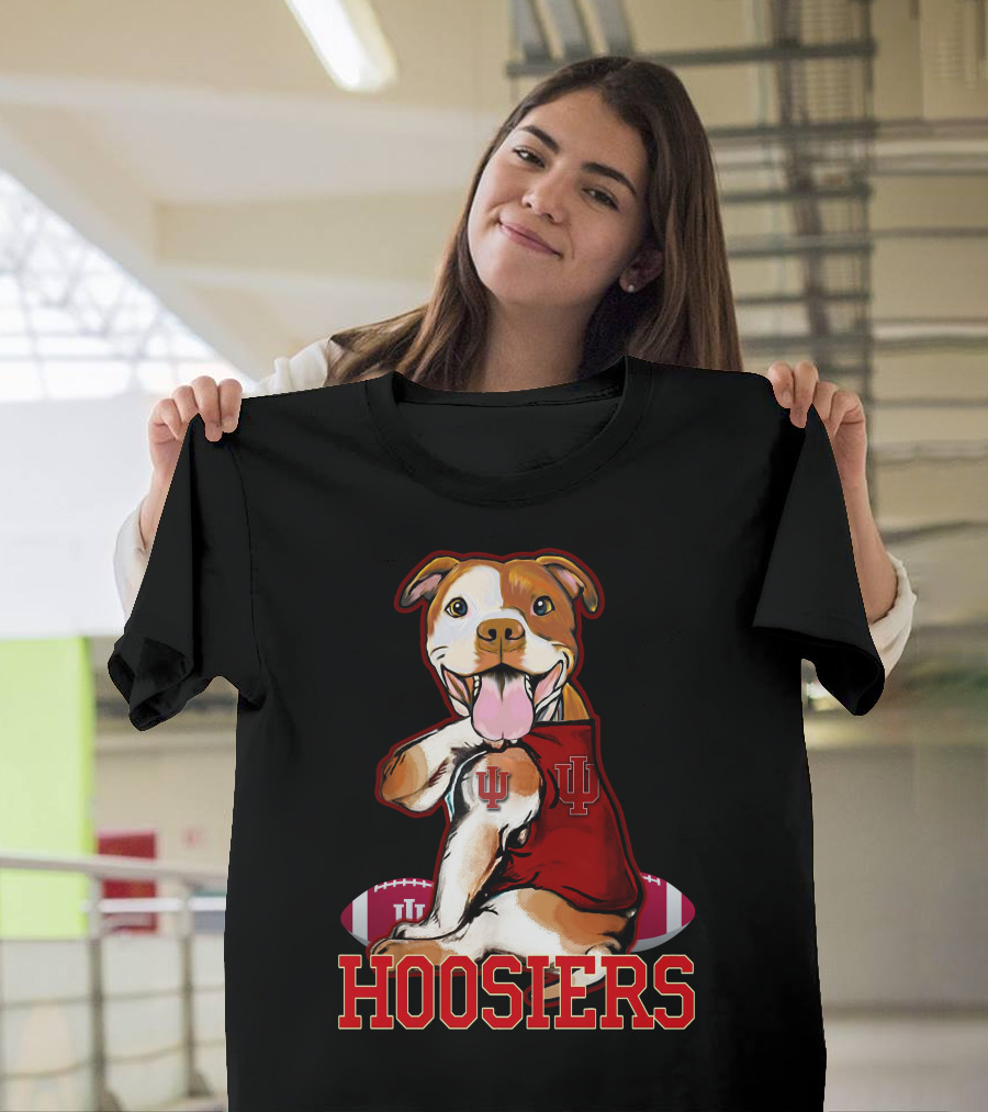 Indiana Hoosiers Pittbull IU Football T-Shirt