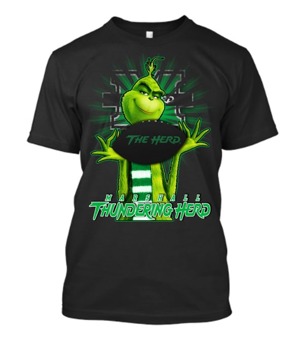 Marshall Thundering Herd Grinch The Herd T-Shirt