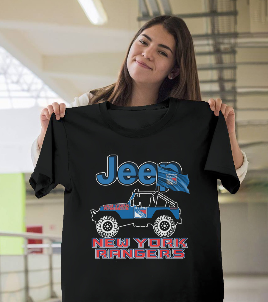 Jeep New York Rangers Off-Road Adventure Fan Gear T-Shirt