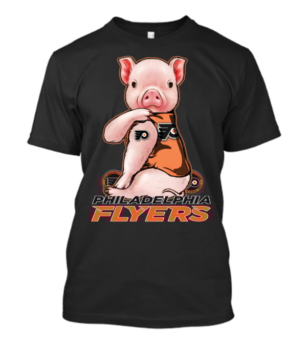 Philadelphia Flyers Pig Mascot T-Shirt