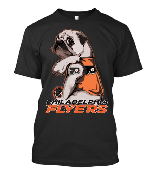Philadelphia Flyers Pug Mascot T-Shirt
