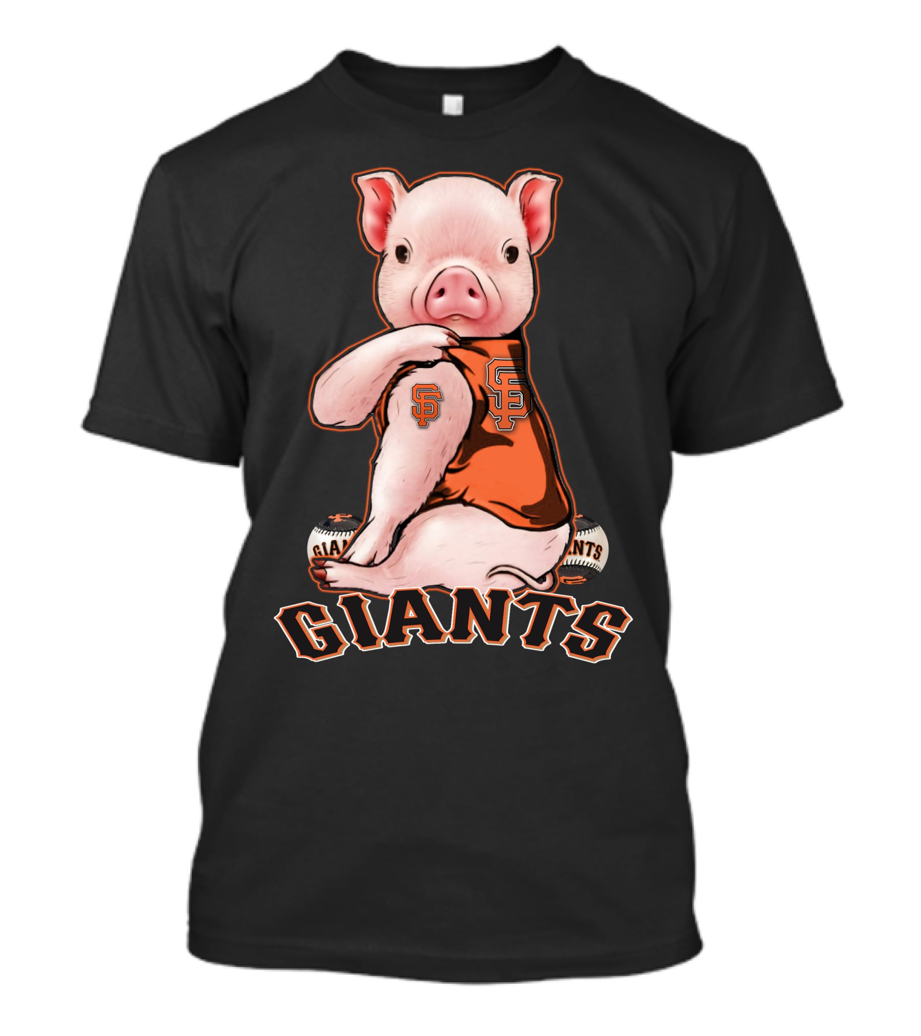 San Francisco Giants Pig Baseball Fan T-Shirt