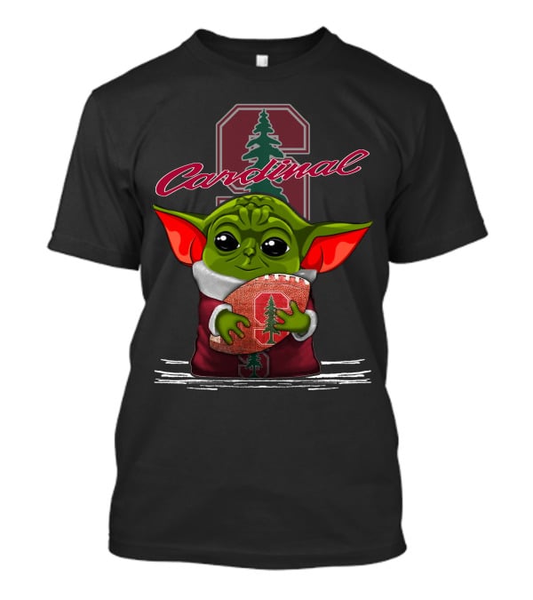 Yoda Stanford Cardinal Football Fans T-Shirt